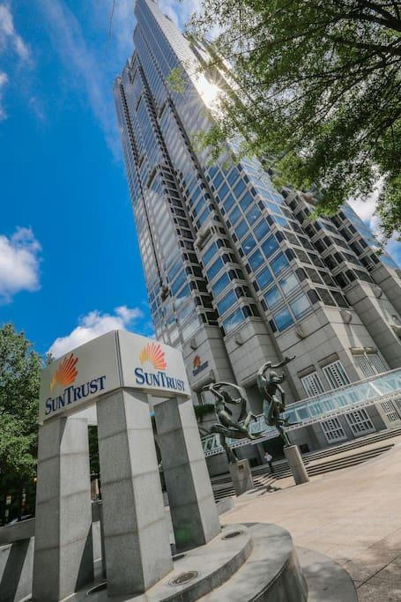 High Rise Downtown With Skyline View